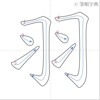 羽幾畫|羽的筆順 國字「羽」筆畫